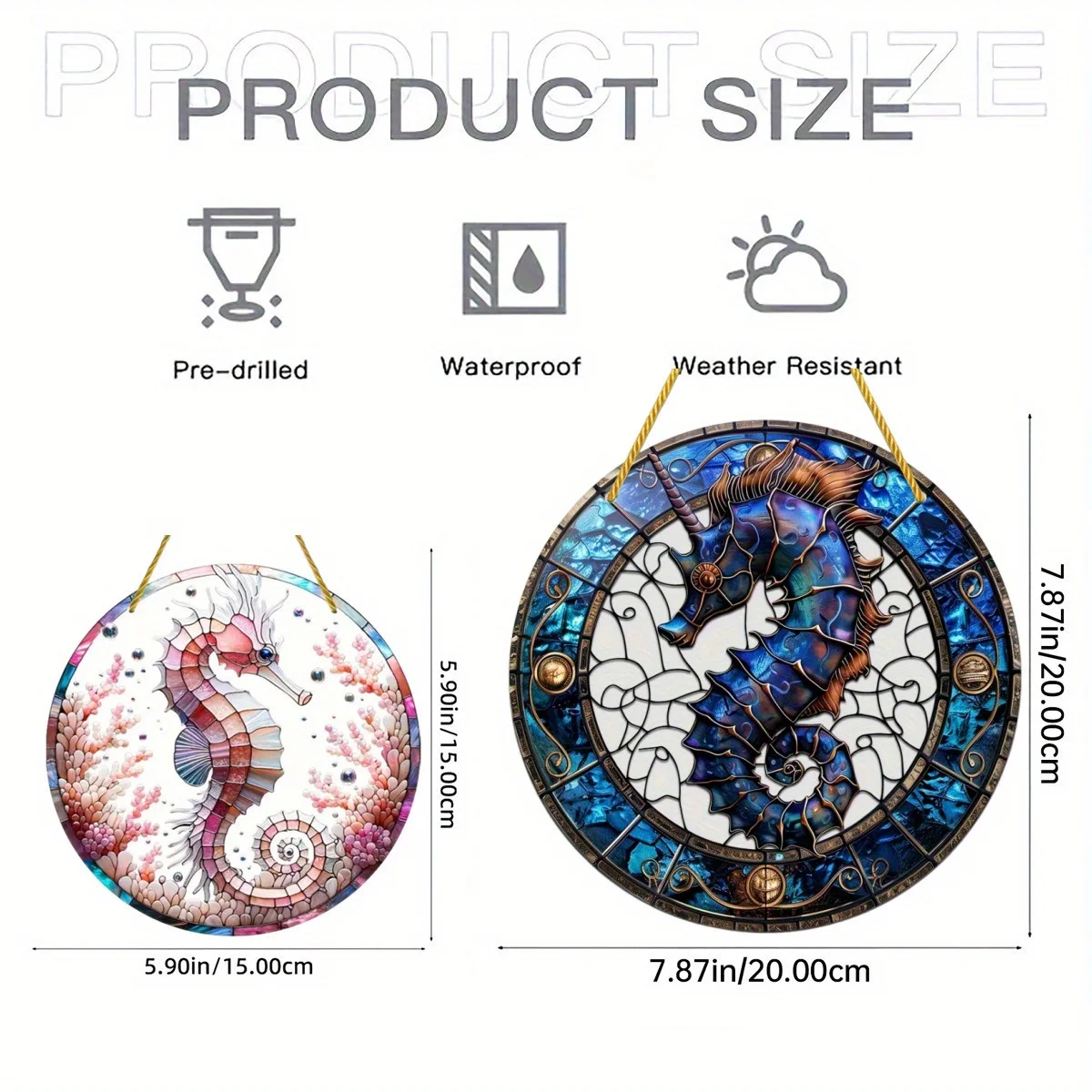 Sualtı Dünyası SunCatcher Burc - Sewing Custom incelemesi ve fiyatı