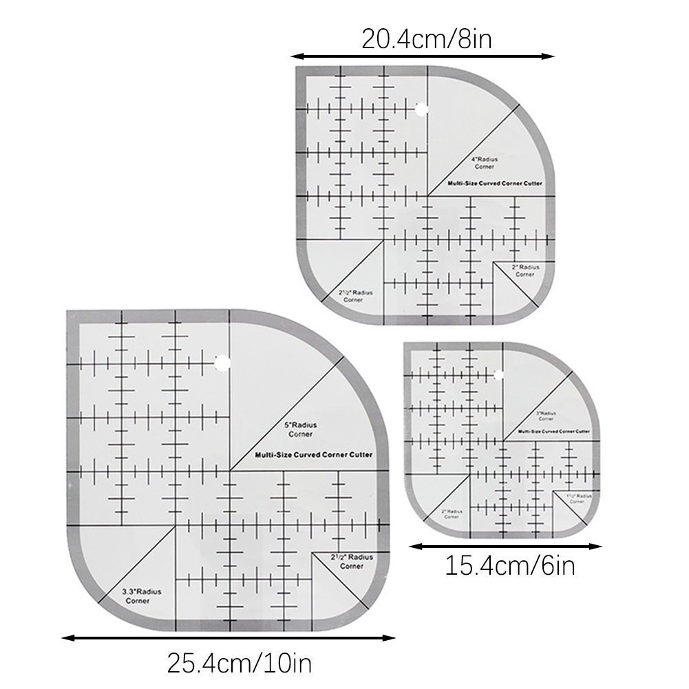 Kaymaz Kavisli Köşe Kesici Cet - Quilting Ruler Square incelemesi ve fiyatı