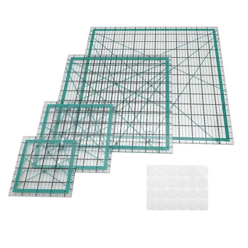 Kapitone Cetvelleri, 4 Kare Ka - Quilting Ruler Square incelemesi ve fiyatı