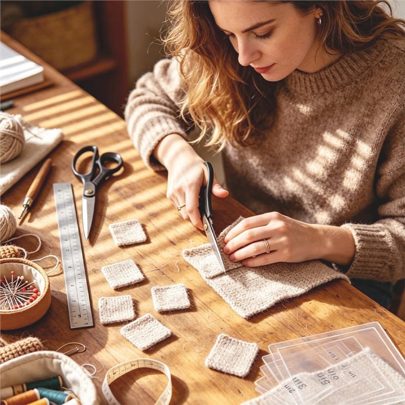 8 Adet Şeffaf Akrilik Kare Kap - Quilting Ruler Square incelemesi ve fiyatı